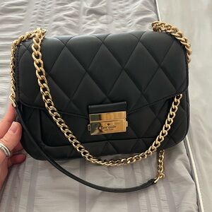 Elegant Black And Gold Kate Spade Purse